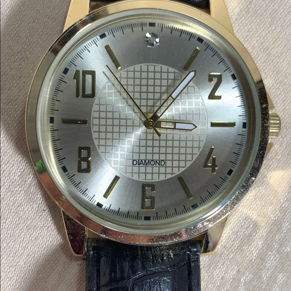 Pair of Accutime Diamond Watches